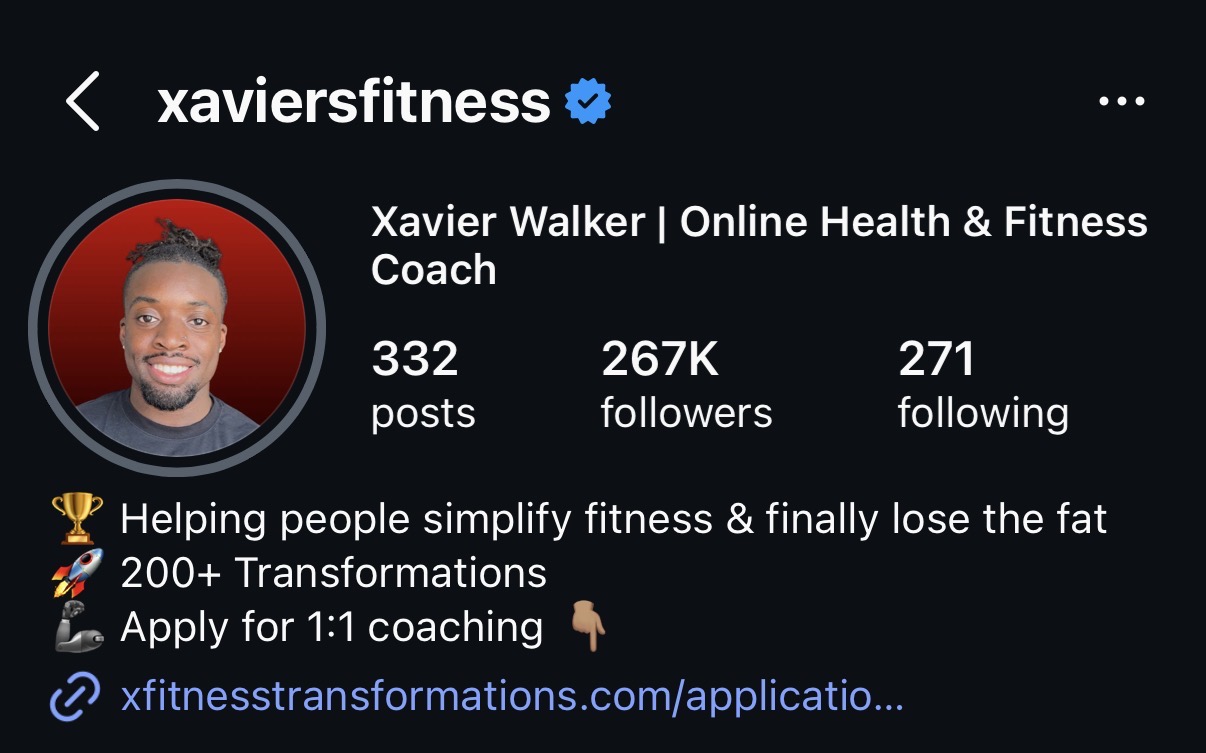 Xavier Walker after