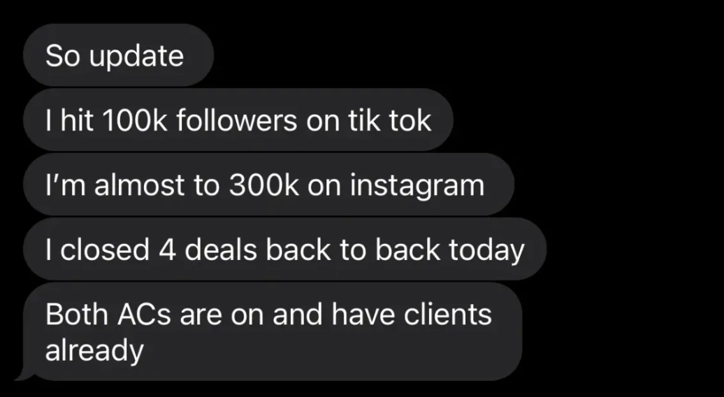Message from Last Shot Media client